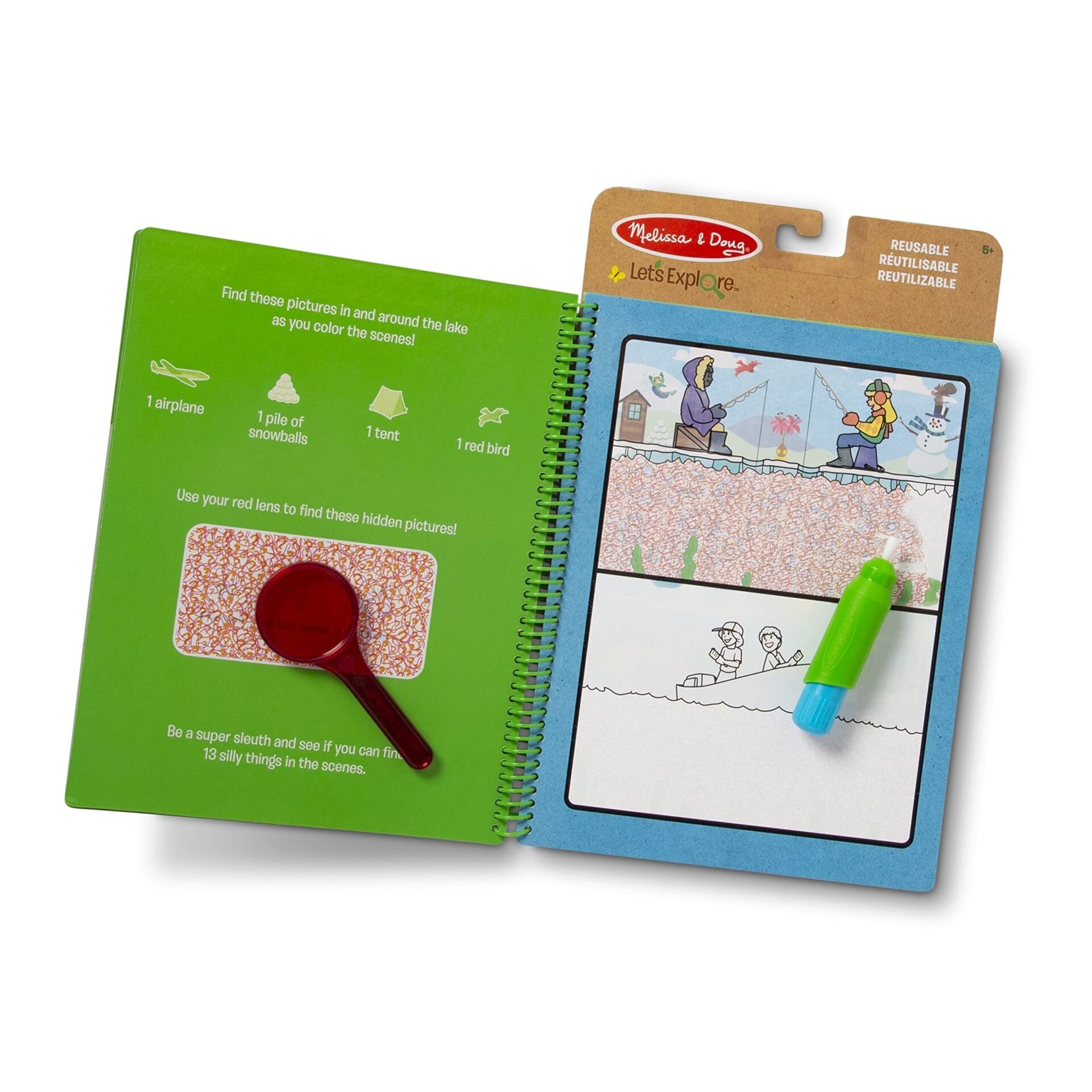 Libro de Actividades para colorear con agua - 3