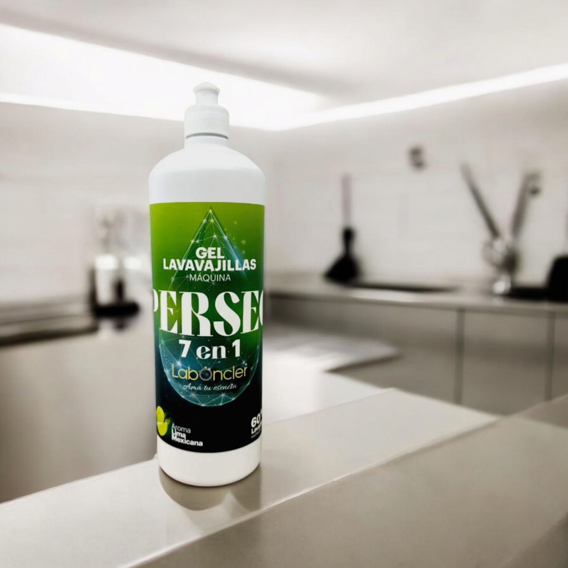 Perseo 7 en 1 Gel Lavavajillas para Máquina – Potente, Seguro y Ecológico| 1.2kg - 4
