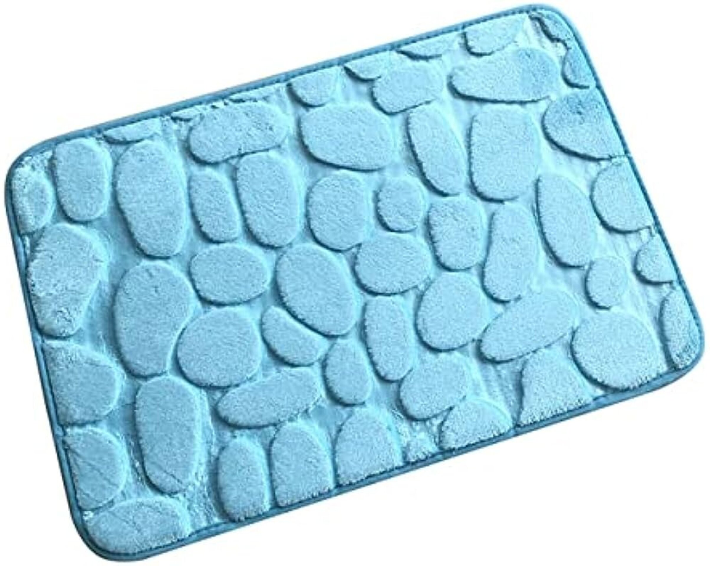 Alfombra de baño blandita Azul - 1