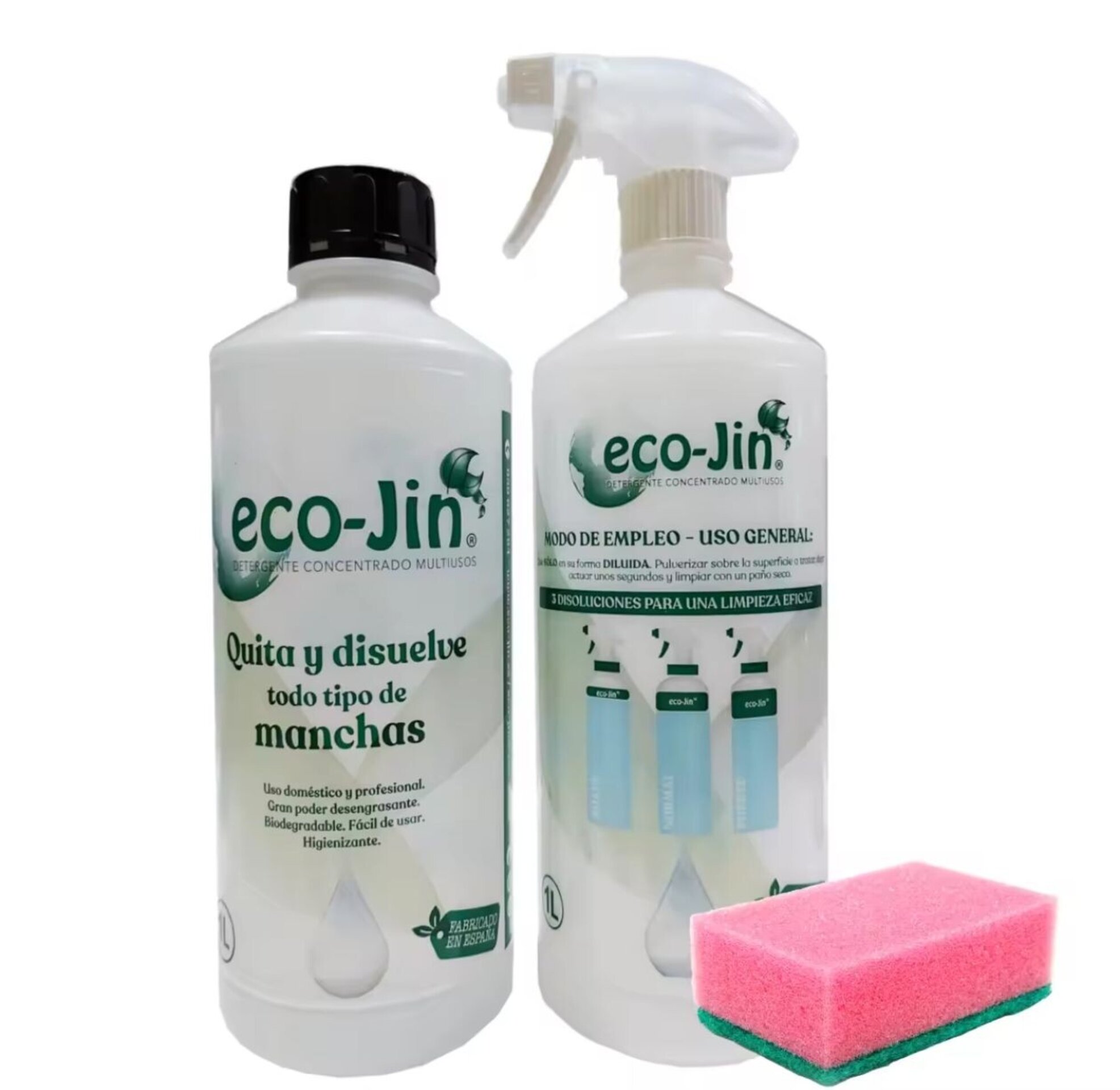 Eco Jin 1l (aroma seleccionable) + estropajo - 2