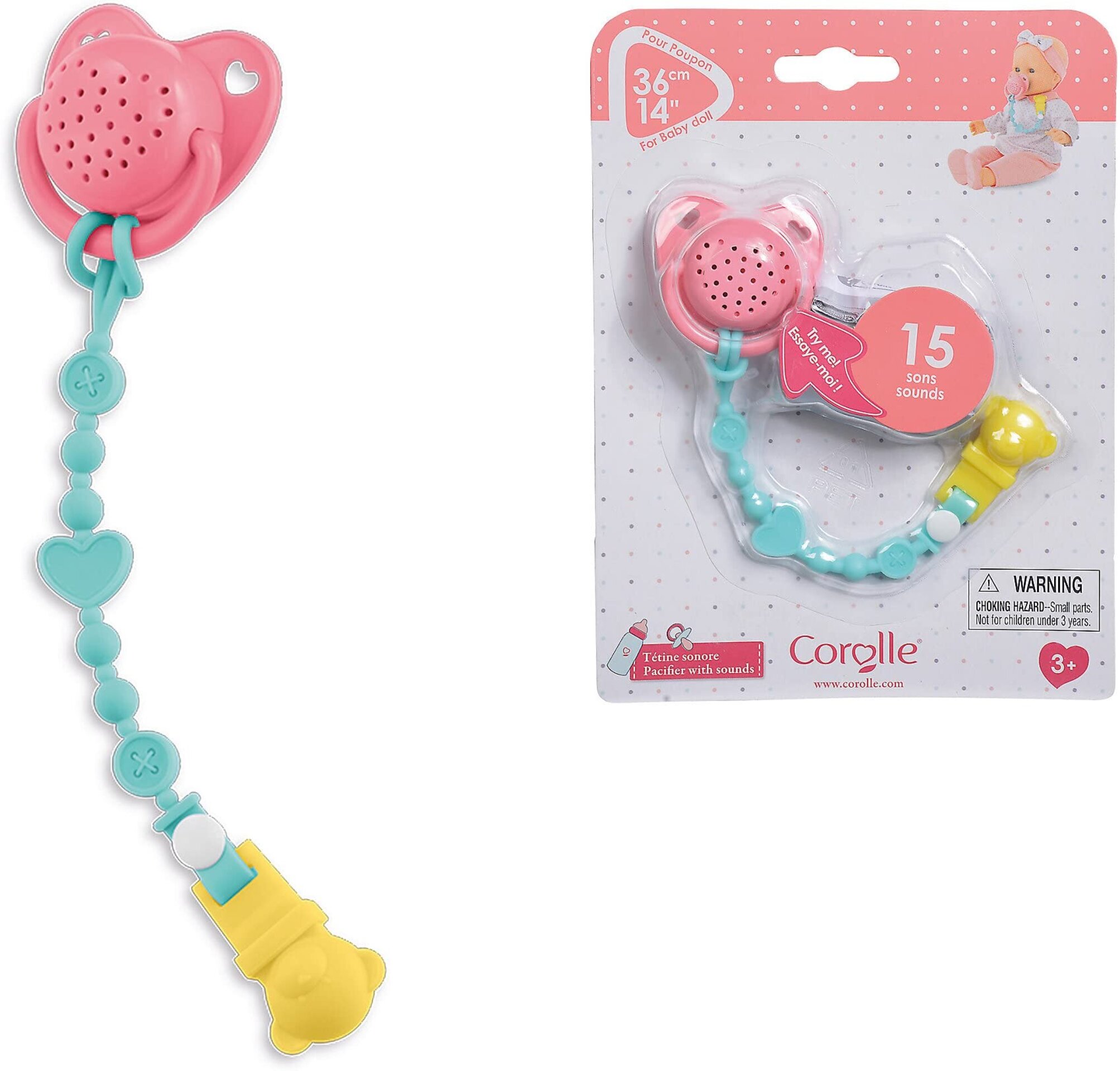 Corolle ® Chupete con sonido muñeca Mon Grand - 2